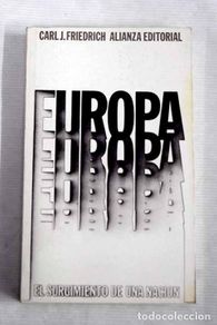 books: Europa: el surgimiento de una nación.- Friedrich, Carl J.